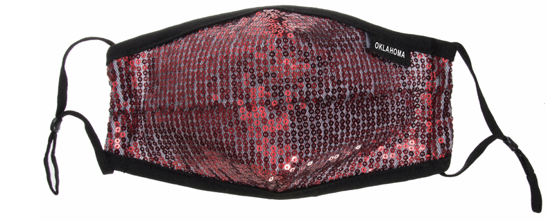 Oklahoma- Glamour Sequin Mask