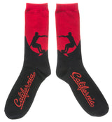 Color Block Surfer Socks- California