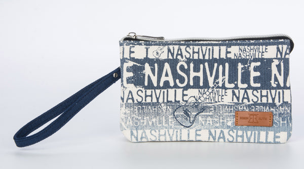 Distressed Wristlet- Nashville