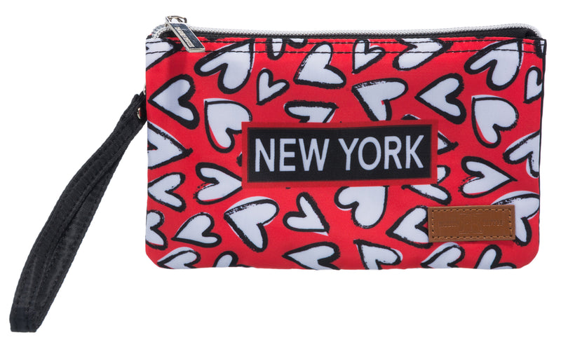 Hearts Collection Wristlet- New York